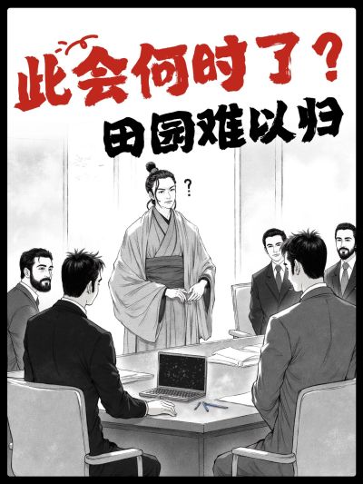 古风玩梗趣味小红书封面aigc