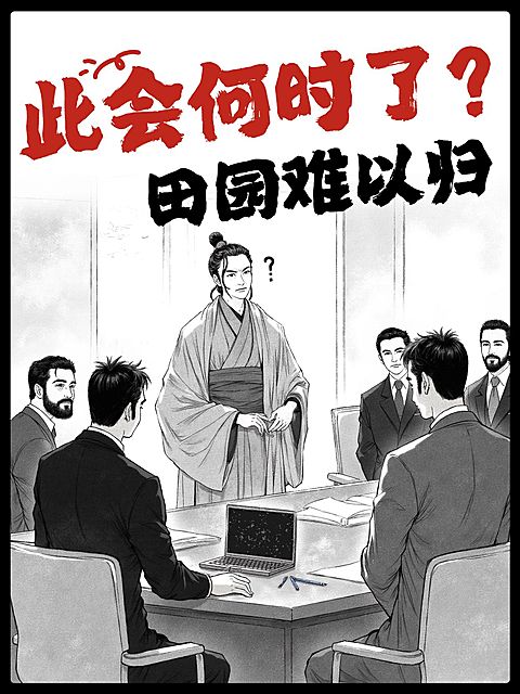 古风玩梗趣味小红书封面aigc