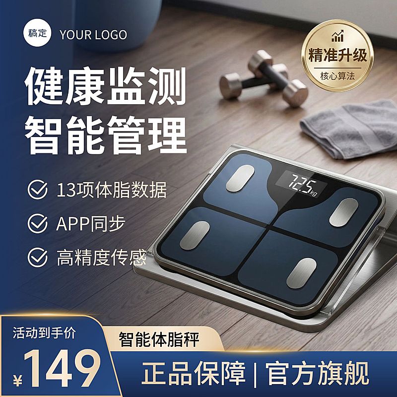 电子秤体重秤家居百货主图直通车
