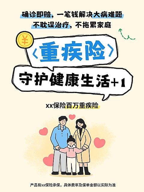 保险科普介绍大字封面