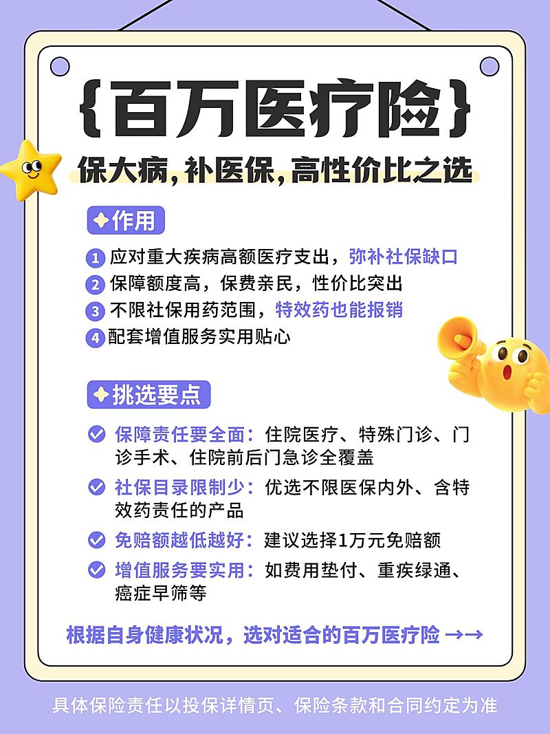 医疗险保险科普小红书笔记