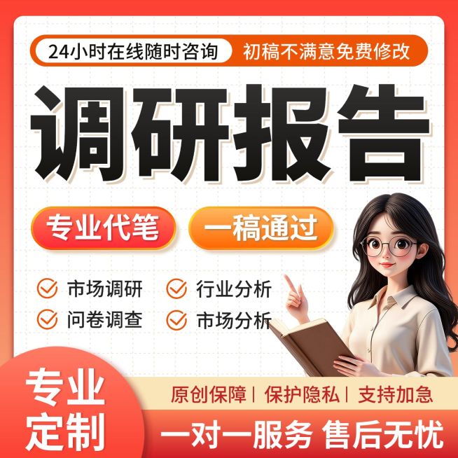 调研报告代笔服务电商主图预览效果