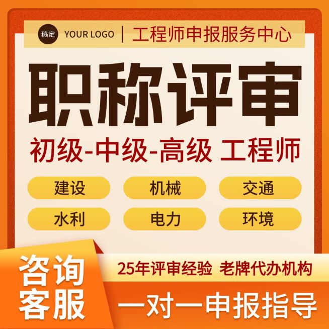 职称评审教育培训电商主图预览效果