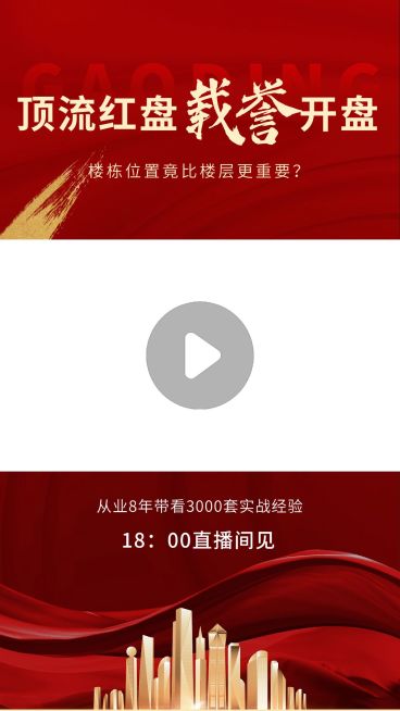 房地产开盘宣传推广视频边框预览效果