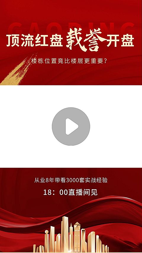 房地产开盘宣传推广视频边框