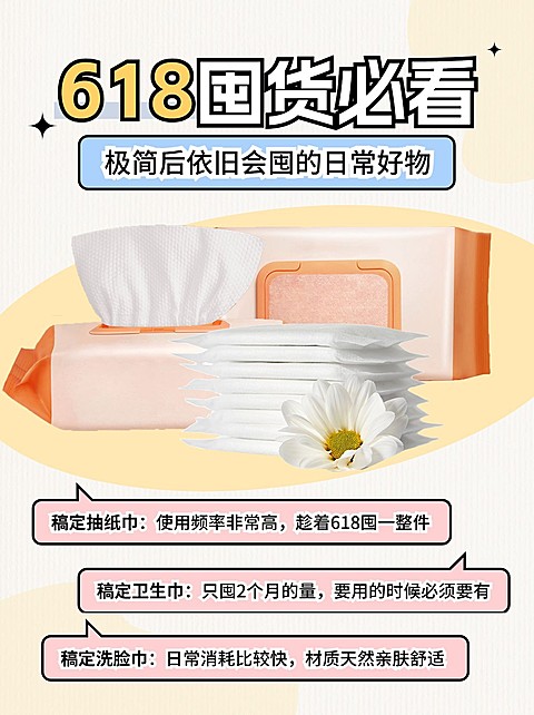 618囤货攻略指南小红书配图