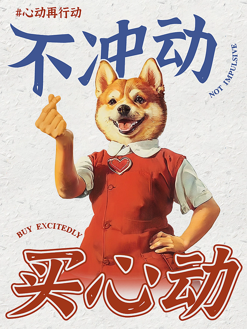 趣味表情包猫头小红书封面aigc