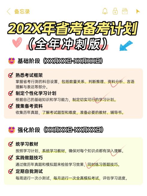 教育省考备考科普攻略小红书配图预览效果