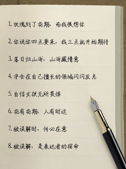 书单实景排版语录文案小红书封面预览效果