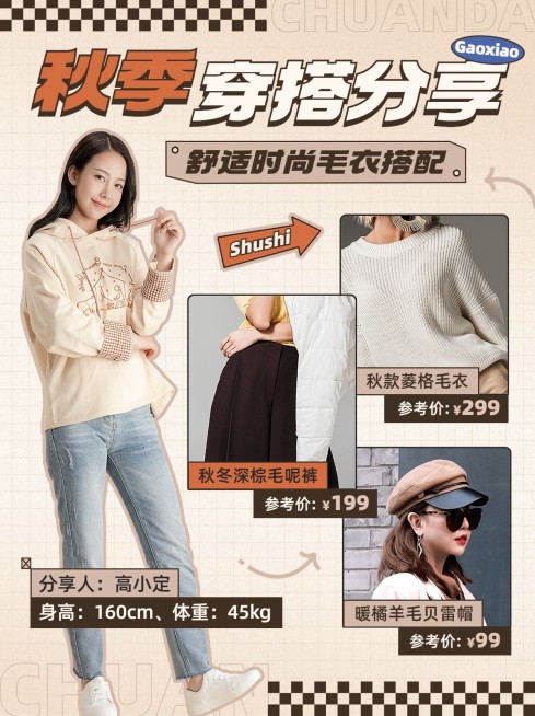 秋季穿搭分享攻略小红书配图预览效果