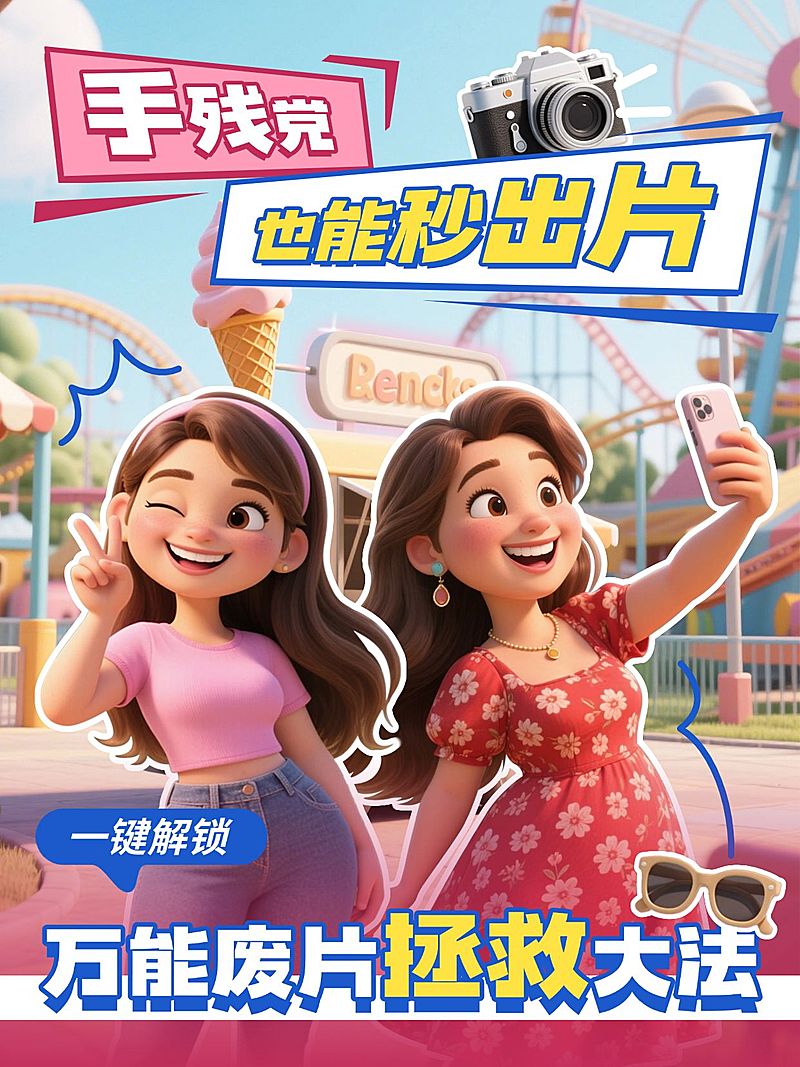 爆款大字排版视频创作剪辑小红书封面aigc