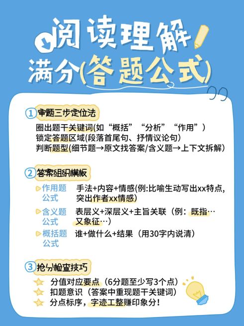 教育培训K12教育大语文知识干货分享小红书配图预览效果