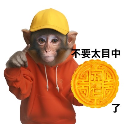 中秋节趣味打工人月饼表情包