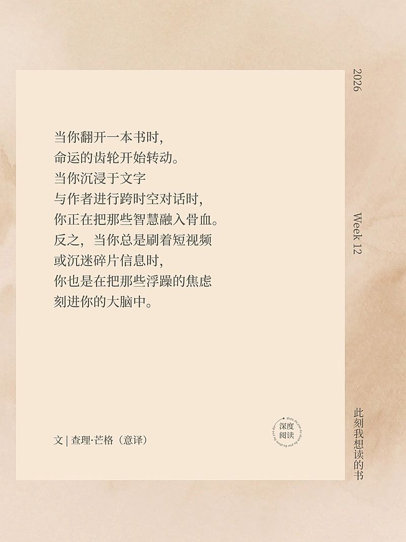 极简图文阅读好句好段文艺感语录分享小红书封面