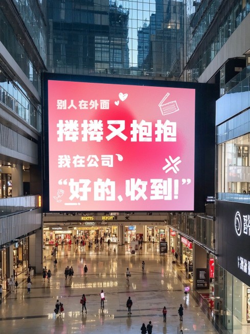 七夕情人节反骨文学创意仿投屏模板预览效果