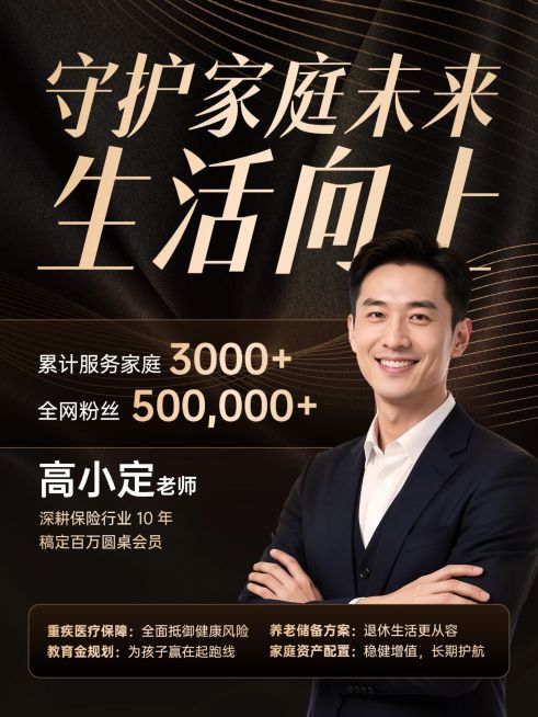 保险小红书博主介绍小红书封面预览效果