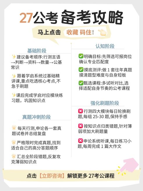 教育培训职业技能考公课程服务介绍小红书配图预览效果