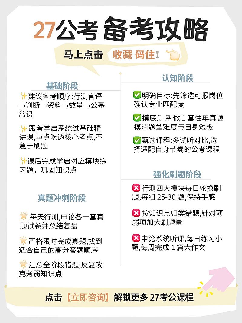 教育培训职业技能考公课程服务介绍小红书配图