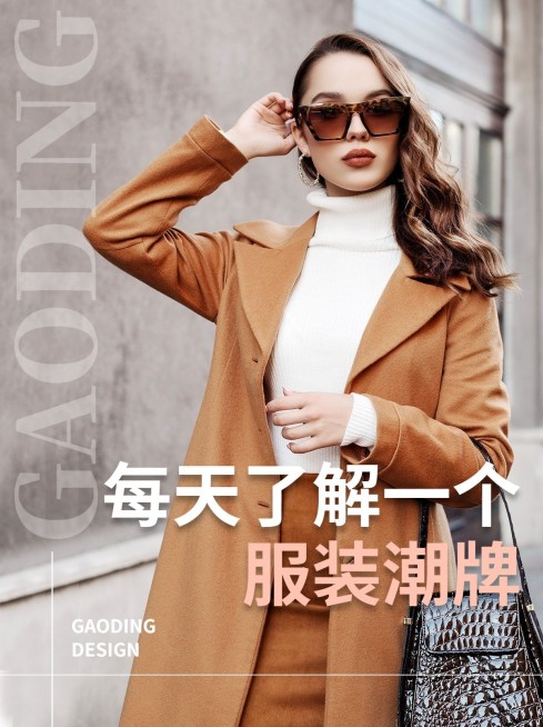 服饰箱包品牌知识科普美拉德配色小红书封面预览效果