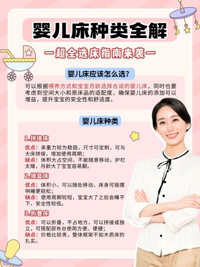 母婴婴儿用品挑选测评知识科普手帐风小红书配图