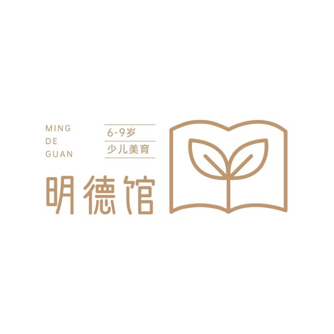 教育培训线条拟物LOGO预览效果