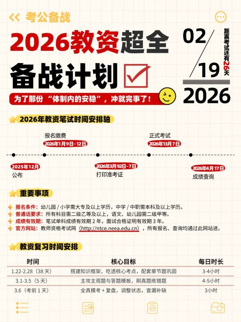 教育培训职业教育教资备考规划分享小红书配图预览效果
