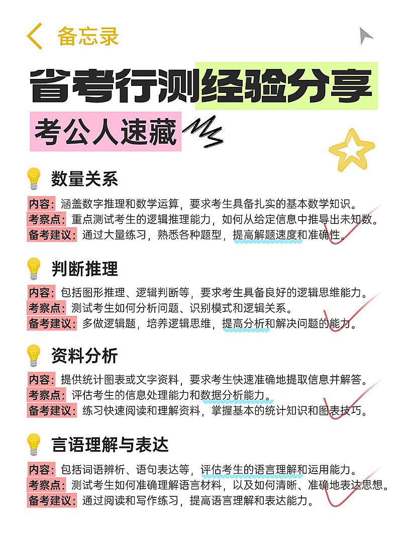 教育省考科普攻略小红书配图