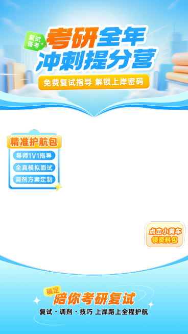 考研复试蓝色教育培训课程直播间贴片组合预览效果