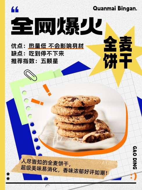 餐饮甜品测评攻略小红书配图预览效果