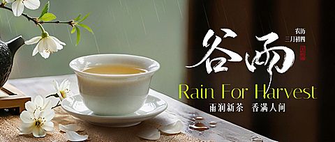 谷雨节日祝福通用实景感公众号首图