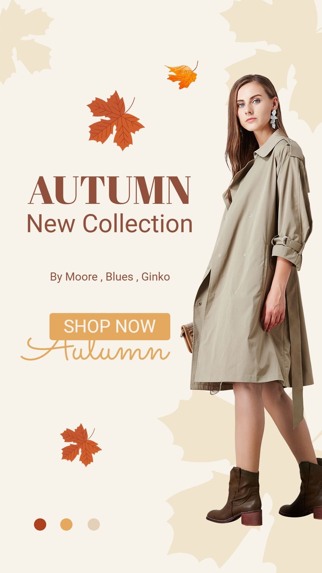 insMind Fall Colors Autumn Fashion Collection Templates