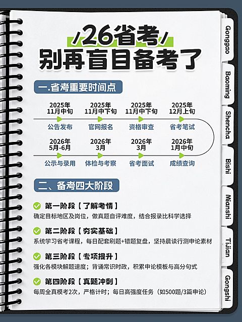 教育培训职业技能省考备考攻略小红书配图
