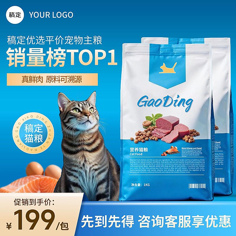 宠物食品猫粮狗粮商品主图