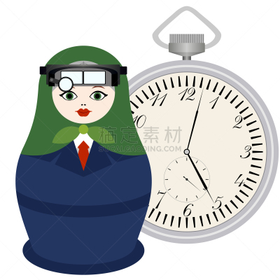 钟表匠,白色,制服,职权,腕表,图像,保护工作服,工业,矢量,职业