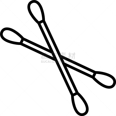 花蕾,线,线图标,数字2,分离着色,轮廓,白色,卫生,干净,清洁工