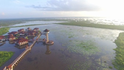 沼泽观鸟塔
