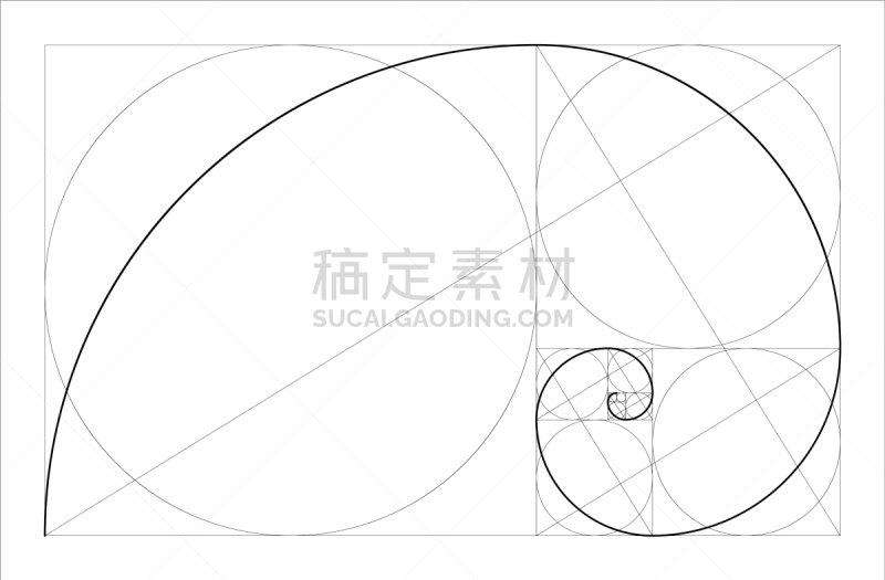 黄金分割,螺线,几何形状,概念,黄金,比例,达芬奇,形状,漩涡形,长方形
