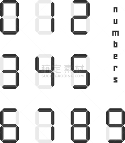 数字,黑色,数字化显示,极简构图,商务,倒计时,钟面,液晶显示,设备用品,布置