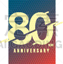 周年纪念,模板,数字80,商务,50年节,请柬,事件,设计,问候