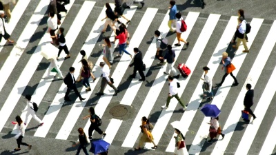 东京涩谷十字路口