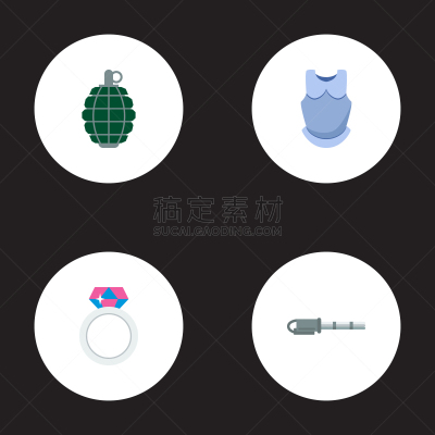 符号,扁平化设计,动物躯干,防弹背心,华贵,蜘蛛网,危险,布置