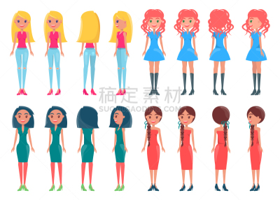 女孩,衣服,高雅,休闲装,活力,可爱的,长度,华贵,女性特质,布置