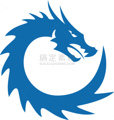 龙,图标,传统,商务,模板,现代,自然美,动物,细毛纤维