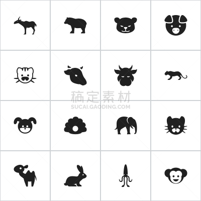 符号,动物学,猴子,可爱的,传统,复活节,野生动物,狗,彪马,哺乳纲