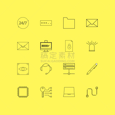 直的,网上交友,图标集,计算机,眼部扫描仪,网络服务器,图像,笔记本电脑,邮件,矢量
