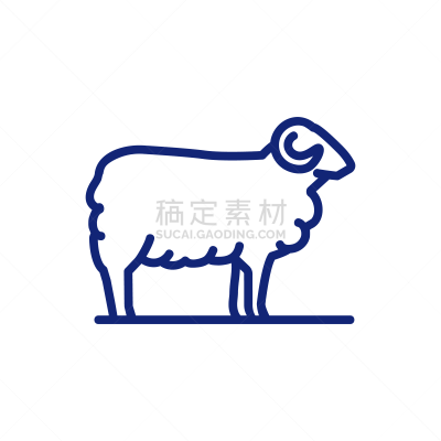 绵羊,细的,线图标,钙,农业,奶制品,清新,背景分离,牛奶,食品