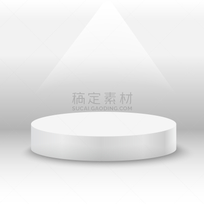 指挥台,舞台,圆形,白色,阳光光束,几何形状,圆柱体,底座,模板