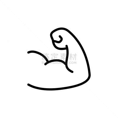 举重训练,线图标,部分,运动,拳头,背景,绘画插图,轮廓,人,硬朗