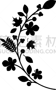 华丽的,树林,图标,花纹,自然,季节,摆拍,秋天,环境,设计