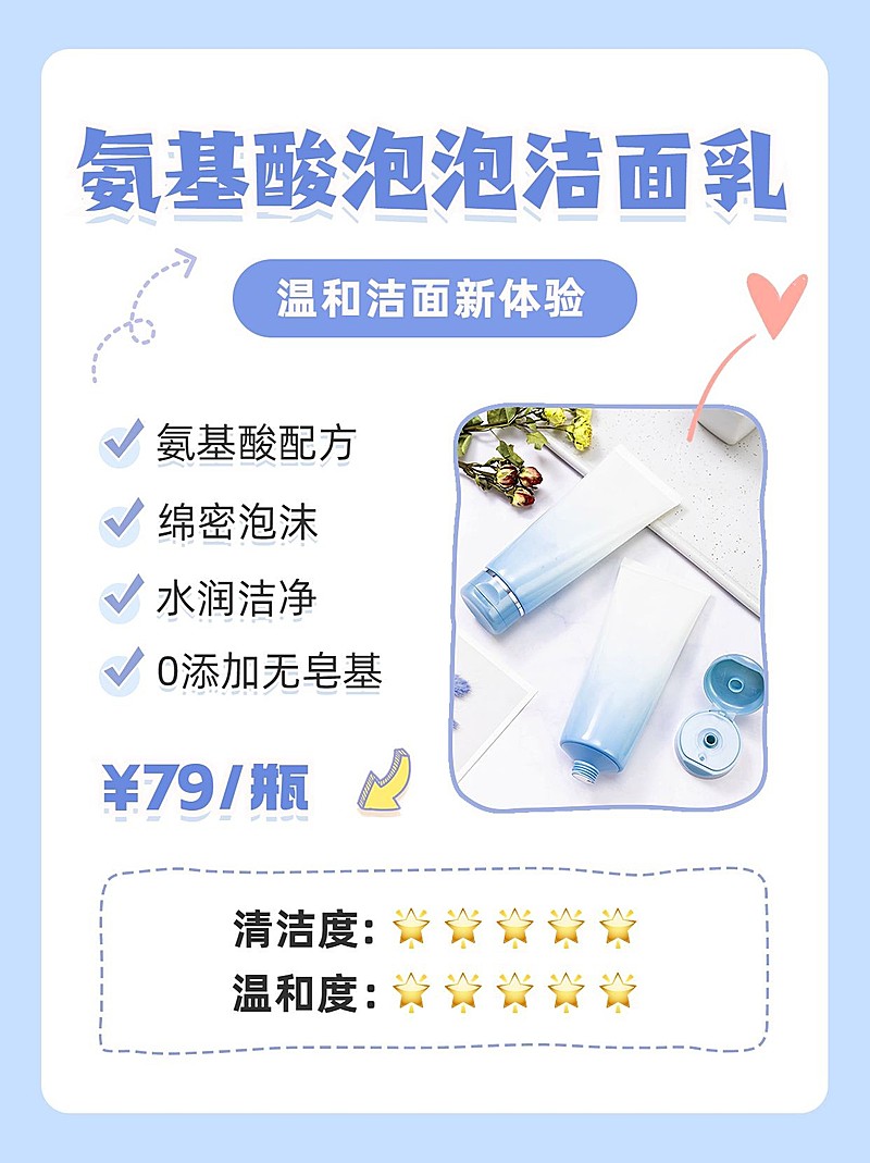 美容护肤产品营销展示小红书配图